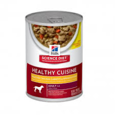 Hill's Adult 1-6 Healthy Cuisine For Dogs Canned Food 成犬 1-6 健康燉肉配方雞肉及蔬菜狗罐頭12.5oz